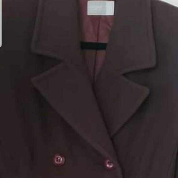 Esprit Chocolate Brown Wool Coat - Picture 2 of 9